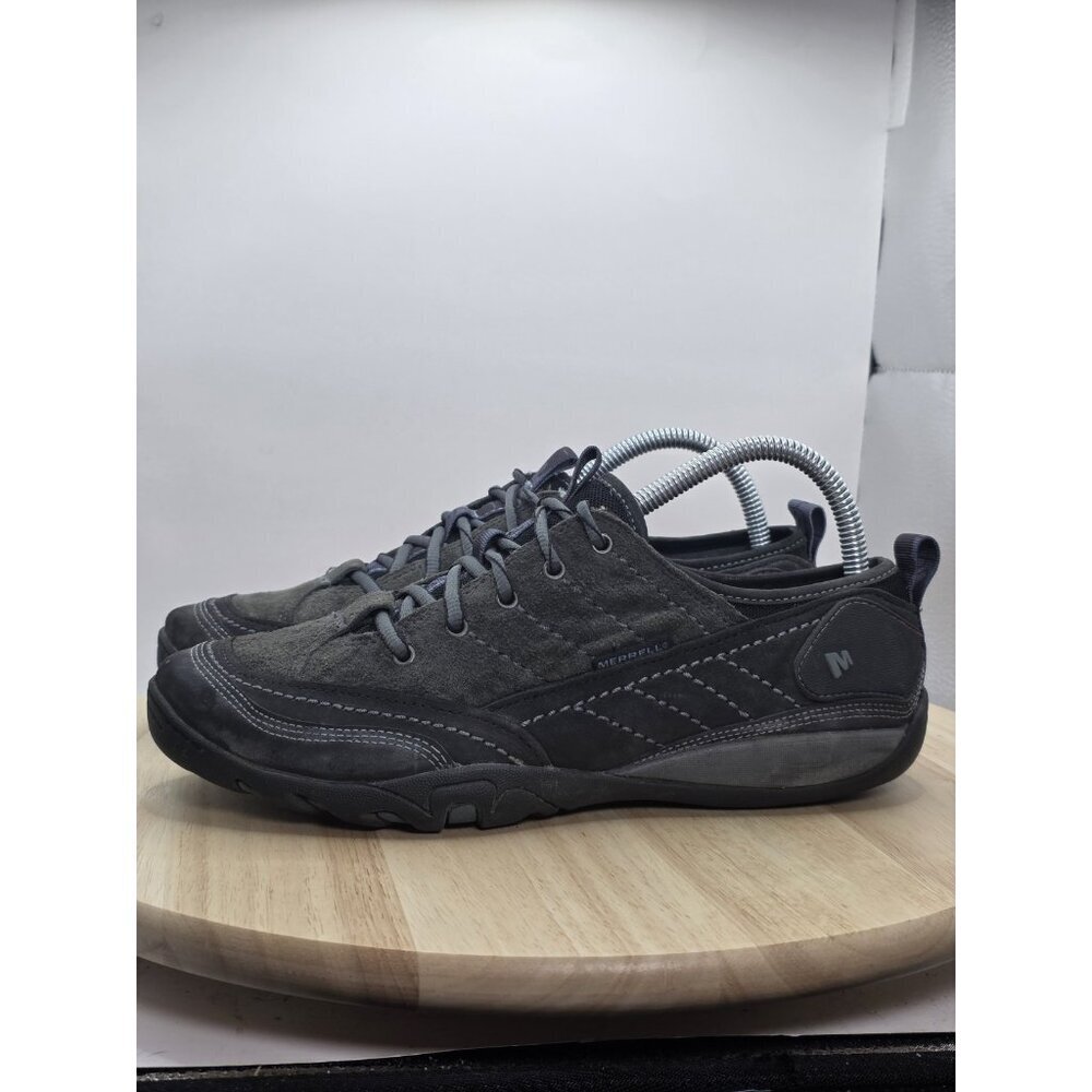 Merrell Women's Mimosa Shoes Outdoor J68166 Black Gray Suede Lace Hiking, Size 6